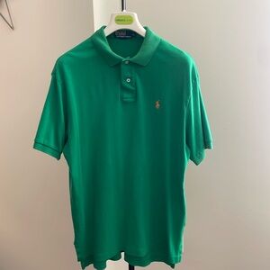 Green Ralph Lauren Polo Shirt from 2013. Only worn once and super soft